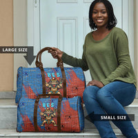 Bes Travel Bag Ancient Egyptian Hieroglyphs and Sacred Symbols Ancient Myth - Wonder Print Shop