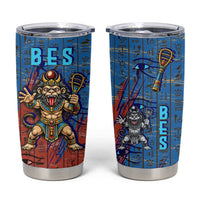 Bes Tumbler Cup Ancient Egyptian Hieroglyphs and Sacred Symbols Ancient Myth - Wonder Print Shop