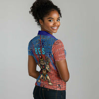 Bes Women Polo Shirt Ancient Egyptian Hieroglyphs and Sacred Symbols Ancient Myth - Wonder Print Shop