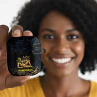Geb AirPods Case Ancient Egyptian Cracked Earth and Wheat Illustration Egyptian Earth God - Wonder Print Shop