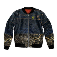 Geb Bomber Jacket Ancient Egyptian Cracked Earth and Wheat Illustration Egyptian Earth God - Wonder Print Shop