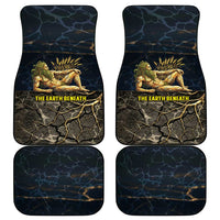 Geb Car Mats Ancient Egyptian Cracked Earth and Wheat Illustration Egyptian Earth God - Wonder Print Shop