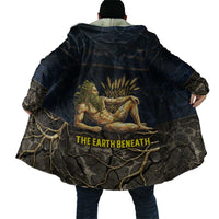 Geb Cloak Ancient Egyptian Cracked Earth and Wheat Illustration Egyptian Earth God - Wonder Print Shop