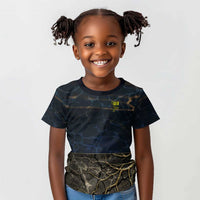 Geb Kid T shirt Ancient Egyptian Cracked Earth and Wheat Illustration Egyptian Earth God - Wonder Print Shop