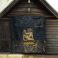 Geb Quilt Ancient Egyptian Cracked Earth and Wheat Illustration Egyptian Earth God - Wonder Print Shop