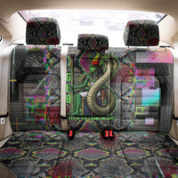 Geb Ancient Egyptian Back Car Seat Cover with Serpent Throne and Snake Skin Texture Egyptian Earth God Tribute - Wonder Print Shop