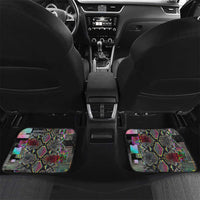 Geb Ancient Egyptian Car Mats with Serpent Throne and Snake Skin Texture Egyptian Earth God Tribute - Wonder Print Shop