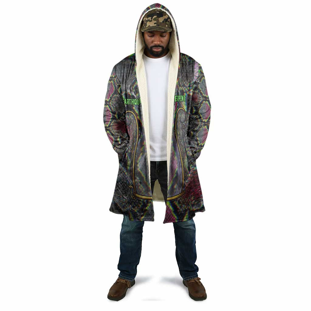 Geb Ancient Egyptian Cloak with Serpent Throne and Snake Skin Texture Egyptian Earth God Tribute - Wonder Print Shop
