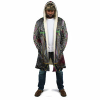 Geb Ancient Egyptian Cloak with Serpent Throne and Snake Skin Texture Egyptian Earth God Tribute - Wonder Print Shop