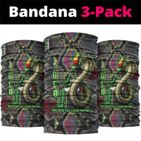 Geb Ancient Egyptian Neck Gaiter with Serpent Throne and Snake Skin Texture Egyptian Earth God Tribute - Wonder Print Shop