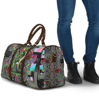 Geb Ancient Egyptian Travel Bag with Serpent Throne and Snake Skin Texture Egyptian Earth God Tribute - Wonder Print Shop