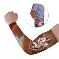 Geronimo Native American Arm Sleeves Rifle and Desert Landscape Native American Warrior - Wonder Print Shop