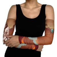 Geronimo Native American Arm Sleeves Rifle and Desert Landscape Native American Warrior - Wonder Print Shop