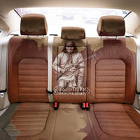 Geronimo Native American Back Car Seat Cover Rifle and Desert Landscape Native American Warrior - Wonder Print Shop