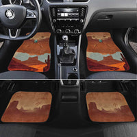 Geronimo Native American Car Mats Rifle and Desert Landscape Native American Warrior - Wonder Print Shop