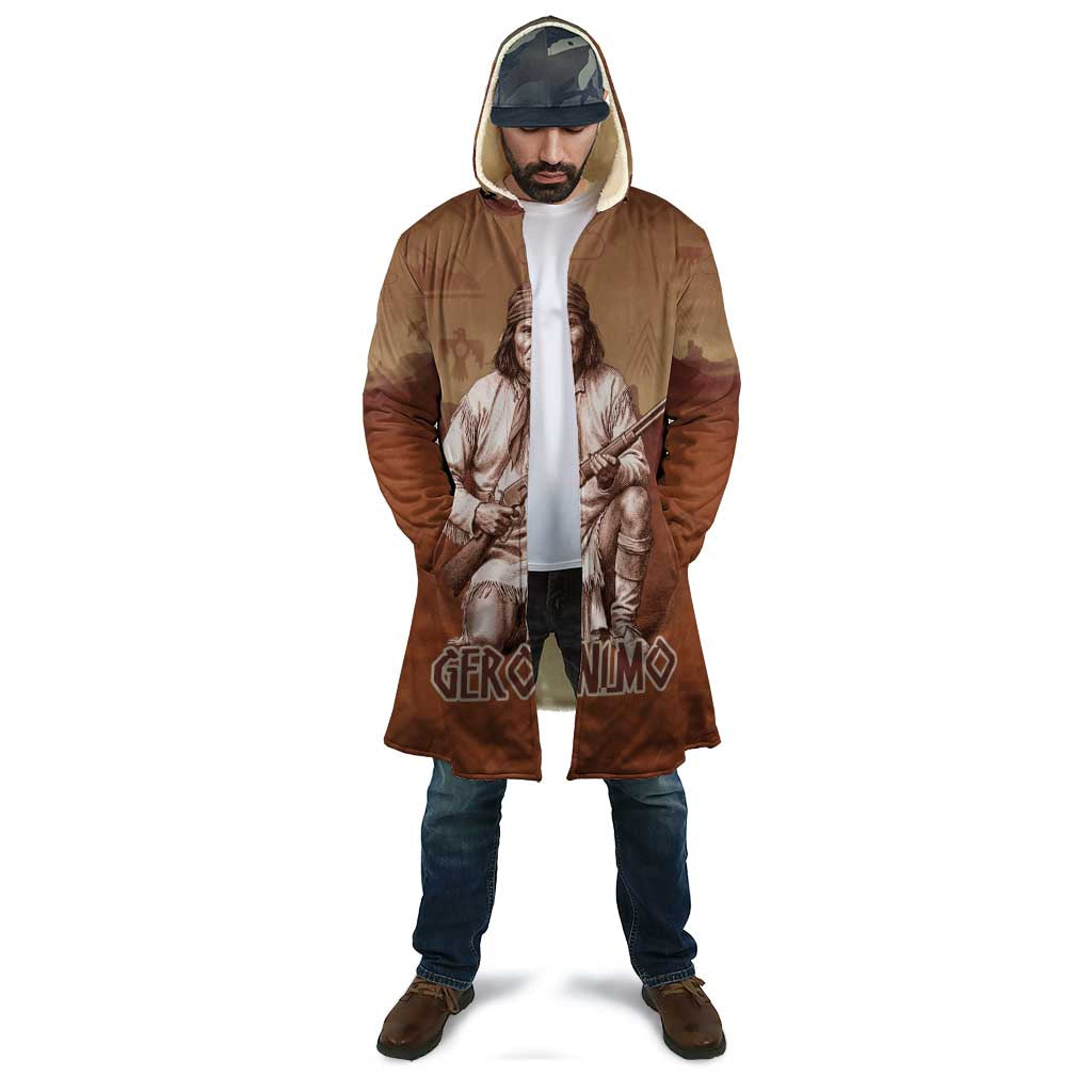 Geronimo Native American Cloak Rifle and Desert Landscape Native American Warrior - Wonder Print Shop
