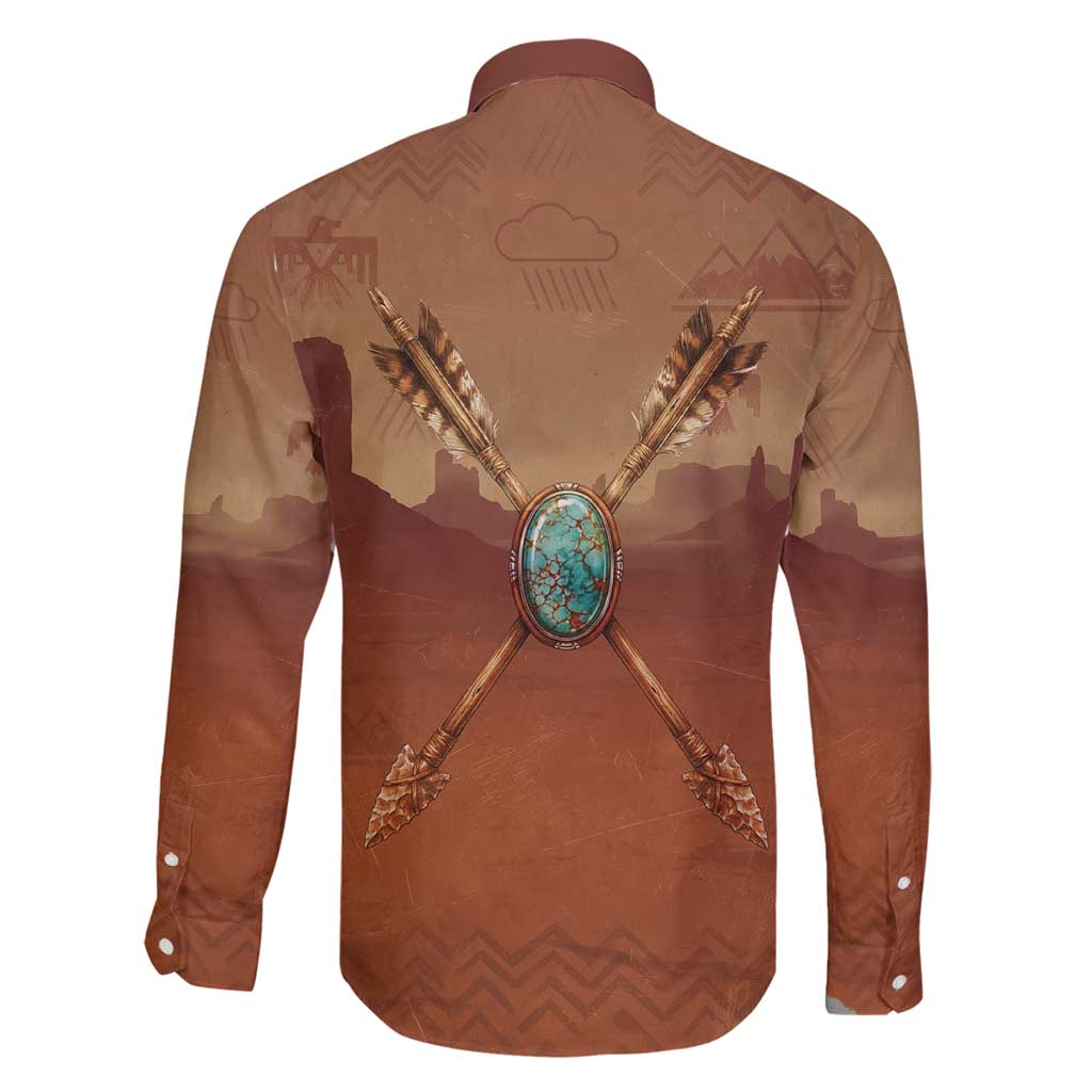Geronimo Native American Family Matching Summer Maxi Dress and Hawaiian Shirt Rifle and Desert Landscape Native American Warrior - Wonder Print Shop