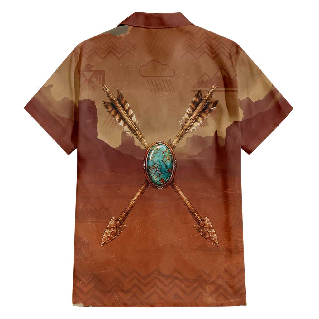 Geronimo Native American Hawaiian Shirt Rifle and Desert Landscape Native American Warrior - Wonder Print Shop