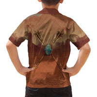 Geronimo Native American Hawaiian Shirt Rifle and Desert Landscape Native American Warrior - Wonder Print Shop