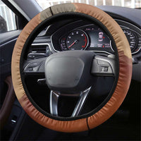 Geronimo Native American Steering Wheel Cover Rifle and Desert Landscape Native American Warrior - Wonder Print Shop