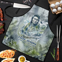 Chief Joseph Native American Apron Tribal Heart Symbol Inspirational Quote Will Fight No More Forever - Wonder Print Shop
