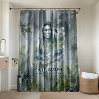 Chief Joseph Native American Bathroom Set Tribal Heart Symbol Inspirational Quote Will Fight No More Forever - Wonder Print Shop
