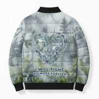 Chief Joseph Native American Bomber Puffer Jacket Tribal Heart Symbol Inspirational Quote Will Fight No More Forever - Wonder Print Shop