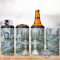 Chief Joseph Native American 4 in 1 Can Cooler Tumbler Tribal Heart Symbol Inspirational Quote Will Fight No More Forever - Wonder Print Shop