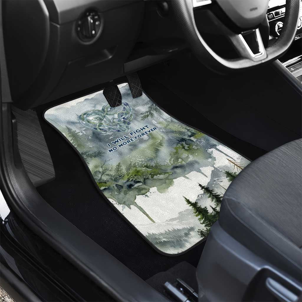 Chief Joseph Native American Car Mats Tribal Heart Symbol Inspirational Quote Will Fight No More Forever - Wonder Print Shop