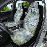 Chief Joseph Native American Car Seat Cover Tribal Heart Symbol Inspirational Quote Will Fight No More Forever - Wonder Print Shop