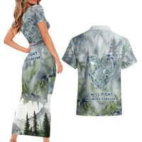 Chief Joseph Native American Couples Matching Short Sleeve Bodycon Dress and Hawaiian Shirt Tribal Heart Symbol Inspirational Quote Will Fight No More Forever - Wonder Print Shop
