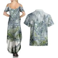 Chief Joseph Native American Couples Matching Summer Maxi Dress and Hawaiian Shirt Tribal Heart Symbol Inspirational Quote Will Fight No More Forever - Wonder Print Shop