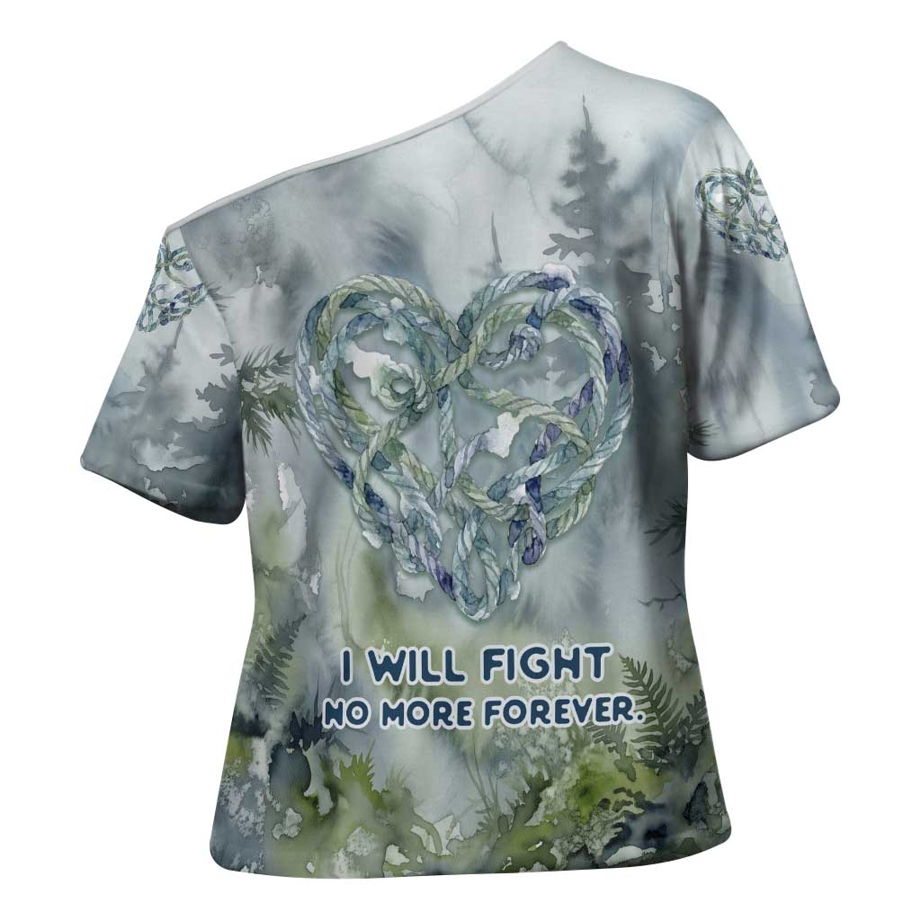 Chief Joseph Native American Cross Shoulder Shirt Tribal Heart Symbol Inspirational Quote Will Fight No More Forever - Wonder Print Shop