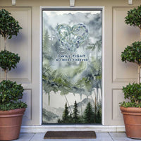 Chief Joseph Native American Door Cover Tribal Heart Symbol Inspirational Quote Will Fight No More Forever - Wonder Print Shop