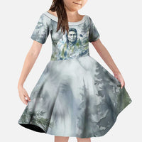 Chief Joseph Native American Family Matching Mermaid Dress and Hawaiian Shirt Tribal Heart Symbol Inspirational Quote Will Fight No More Forever - Wonder Print Shop