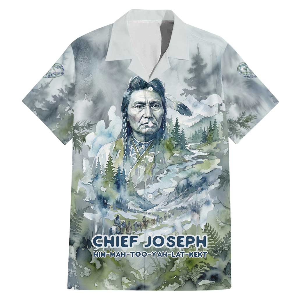 Chief Joseph Native American Family Matching Mermaid Dress and Hawaiian Shirt Tribal Heart Symbol Inspirational Quote Will Fight No More Forever - Wonder Print Shop