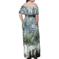 Chief Joseph Native American Family Matching Off Shoulder Maxi Dress and Hawaiian Shirt Tribal Heart Symbol Inspirational Quote Will Fight No More Forever - Wonder Print Shop