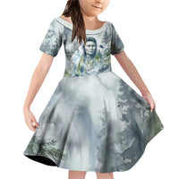 Chief Joseph Native American Family Matching Off Shoulder Short Dress and Hawaiian Shirt Tribal Heart Symbol Inspirational Quote Will Fight No More Forever - Wonder Print Shop