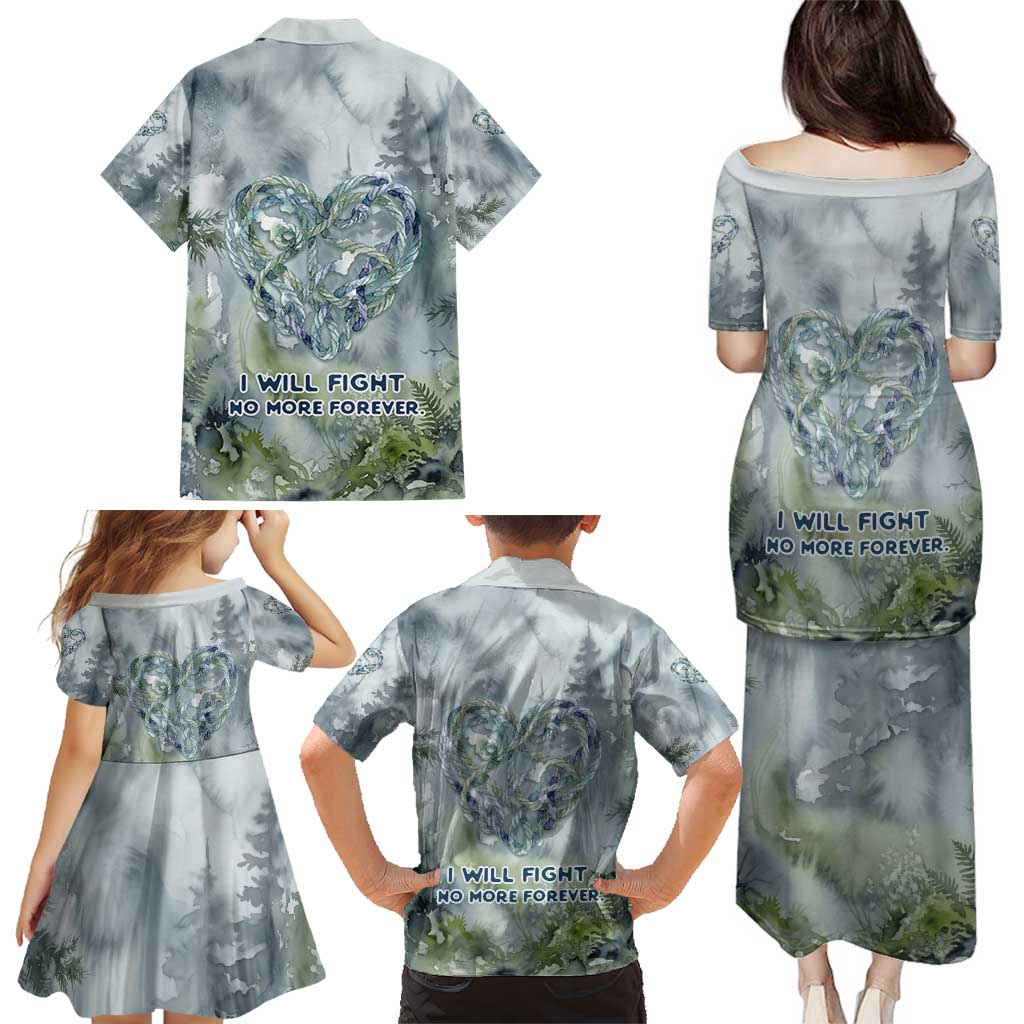 Chief Joseph Native American Family Matching Puletasi and Hawaiian Shirt Tribal Heart Symbol Inspirational Quote Will Fight No More Forever - Wonder Print Shop