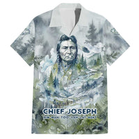 Chief Joseph Native American Family Matching Short Sleeve Bodycon Dress and Hawaiian Shirt Tribal Heart Symbol Inspirational Quote Will Fight No More Forever - Wonder Print Shop