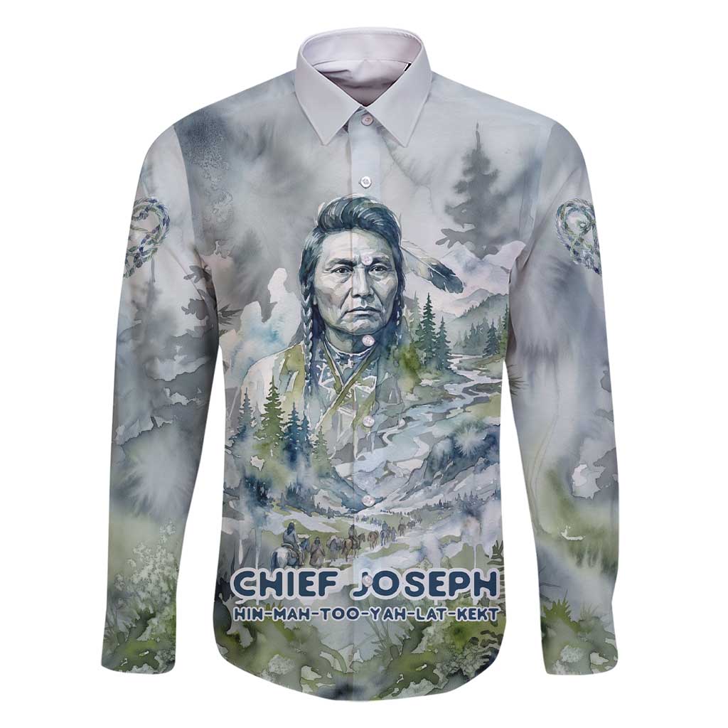 Chief Joseph Native American Family Matching Short Sleeve Bodycon Dress and Hawaiian Shirt Tribal Heart Symbol Inspirational Quote Will Fight No More Forever - Wonder Print Shop