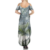 Chief Joseph Native American Family Matching Summer Maxi Dress and Hawaiian Shirt Tribal Heart Symbol Inspirational Quote Will Fight No More Forever - Wonder Print Shop