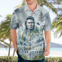 Chief Joseph Native American Hawaiian Shirt Tribal Heart Symbol Inspirational Quote Will Fight No More Forever - Wonder Print Shop