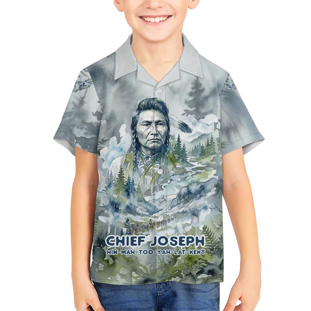 Chief Joseph Native American Hawaiian Shirt Tribal Heart Symbol Inspirational Quote Will Fight No More Forever - Wonder Print Shop