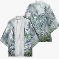 Chief Joseph Native American Kimono Tribal Heart Symbol Inspirational Quote Will Fight No More Forever - Wonder Print Shop
