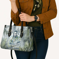 Chief Joseph Native American Leather Bag Tribal Heart Symbol Inspirational Quote Will Fight No More Forever - Wonder Print Shop