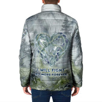 Chief Joseph Native American Padded Jacket Tribal Heart Symbol Inspirational Quote Will Fight No More Forever - Wonder Print Shop