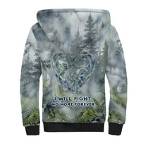 Chief Joseph Native American Sherpa Hoodie Tribal Heart Symbol Inspirational Quote Will Fight No More Forever - Wonder Print Shop