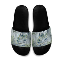 Chief Joseph Native American Slide Sandals Tribal Heart Symbol Inspirational Quote Will Fight No More Forever - Wonder Print Shop