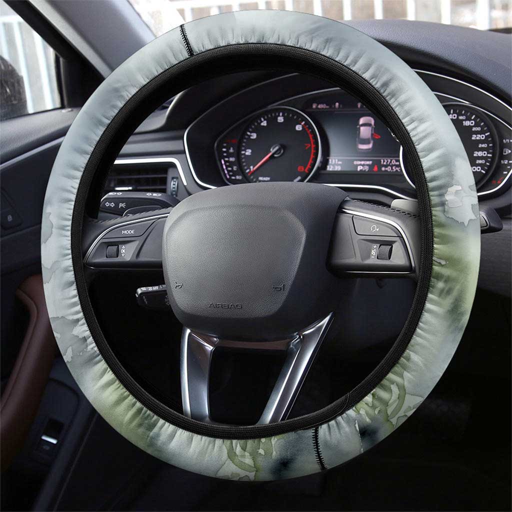 Chief Joseph Native American Steering Wheel Cover Tribal Heart Symbol Inspirational Quote Will Fight No More Forever - Wonder Print Shop